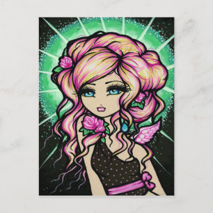 Berijpt nam het Briefkaart van de Kunst van de Fee