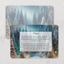 Berijpte dennen in winterglans bruiloft
