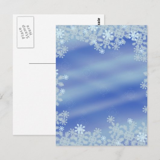 Berijpte Randen Briefkaart (Voorkant / Achterkant)