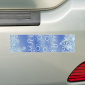 Berijpte Randen V Bumpersticker (Op auto)