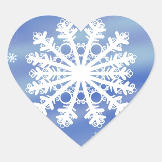 Berijpte Randen VIII Hart Sticker (Voorkant)