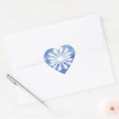 Berijpte Randen VIII Hart Sticker (Envelop)