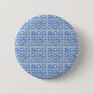 Berijpte Ruiten II Ronde Button 5,7 Cm