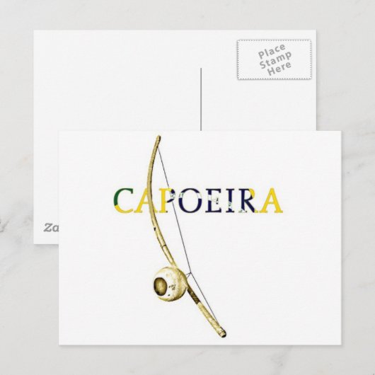 Berimbau Capoeira Briefkaart (Voorkant / Achterkant)