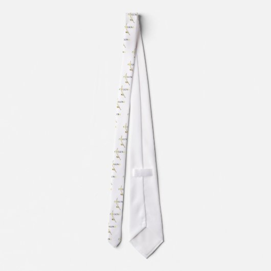 Berimbau Capoeira Stropdas (Achterkant)