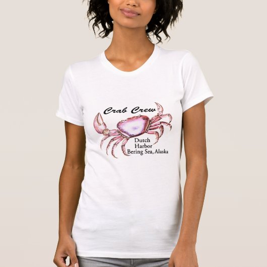 Bering Zee Alaska Crab Gevist T-shirt (Voorkant)