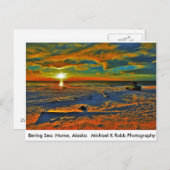 Bering Zee Coast. Nome, Alaska Briefkaart (Voorkant / Achterkant)