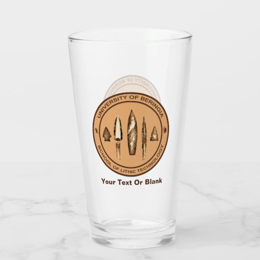 Beringia School of Lithic Technology Glas (Achterkant)