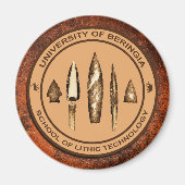 Beringia School of Lithic Technology Magneet (Voorkant)
