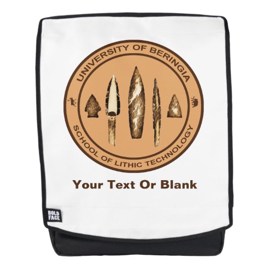 Beringia School of Lithic Technology Rugtassen (Voorkant)