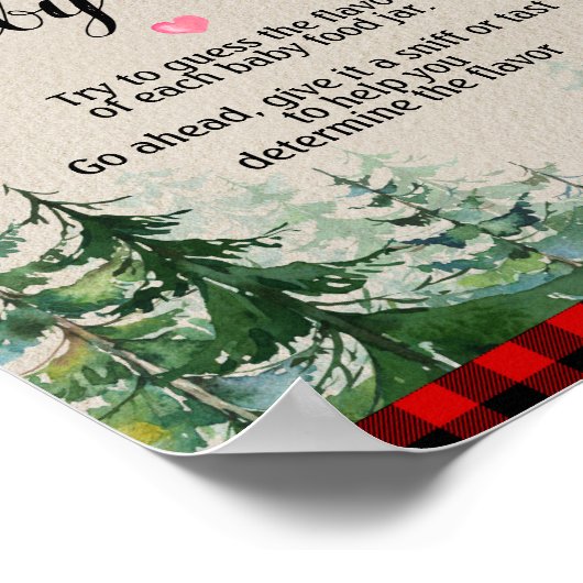 berjack Raad het Baby-voedselbord Poster (Hoek)