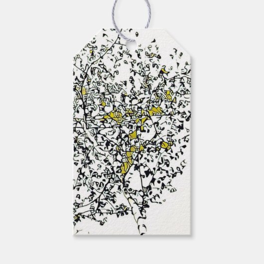 Berk ambacht cadeau labels cadeaulabel (Voorkant)