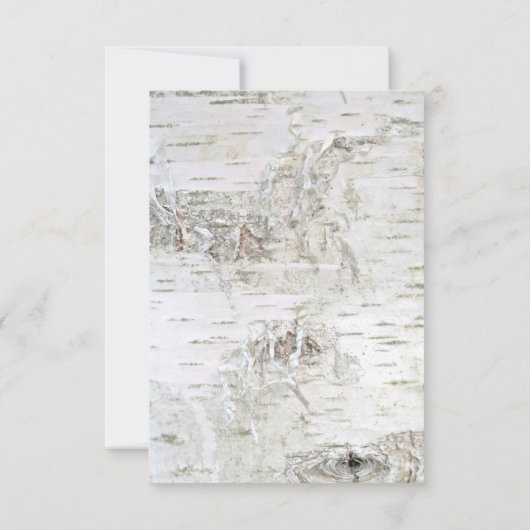 Berk Bark Hart Bruiloft RSVP Kaarten (Achterkant)