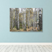 berk bos herfst foto single canvas afdruk (Insitu (Houten vloer))