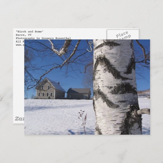 berk en thuis briefkaart (Voorkant / Achterkant)