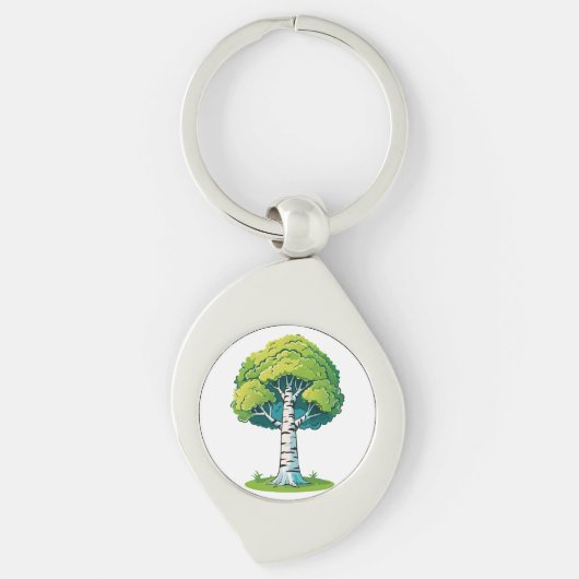 Berkboom Sleutelhanger (Voorkant)