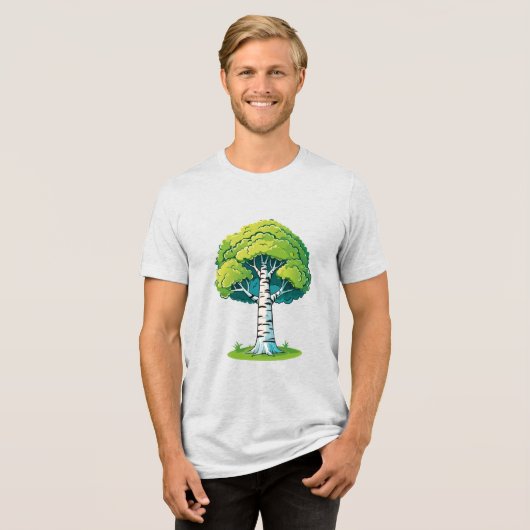 Berkboom Tri-Blend Shirt (Voorkant volledig)