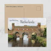 Berkel Gate Zutphen Netherlands Briefkaart (Voorkant / Achterkant)