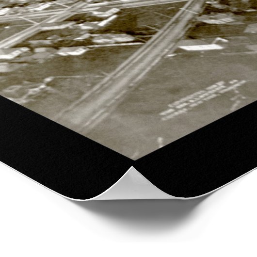 Berkeley Airship Photo 1908 Poster (Hoek)