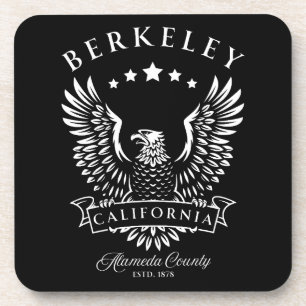 Berkeley Alameda County Californië Vintage Adelaar Bier Onderzetter