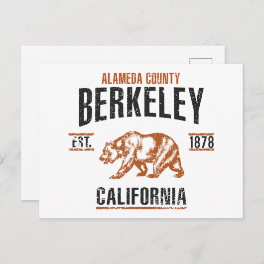 Berkeley Briefkaart (Voorkant / Achterkant)