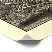 Berkeley, CA Panoramic Map - 1909 Poster (Hoek)