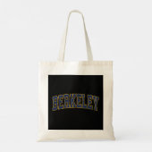 Berkeley California Athletic Sports Des Tote Bag (Achterkant)