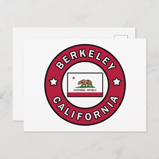 Berkeley California Briefkaart (Voorkant / Achterkant)