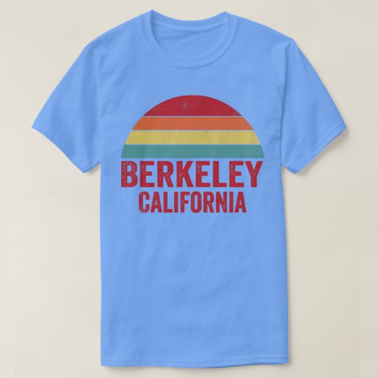 Berkeley California CA T-shirt (Design voorkant)