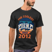 Berkeley California CA Varsity Sporttekst T-shirt (Voorkant)