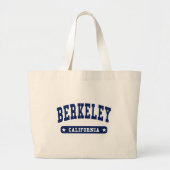 Berkeley California College Style t shirten Grote Tote Bag (Voorkant)