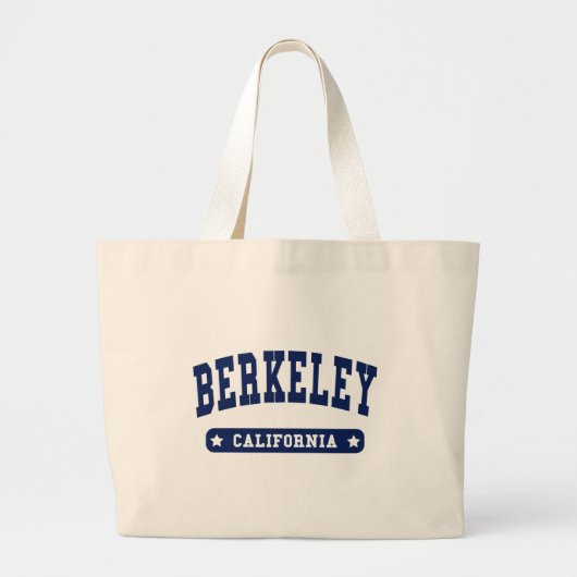 Berkeley California College Style t shirten Grote Tote Bag (Voorkant)
