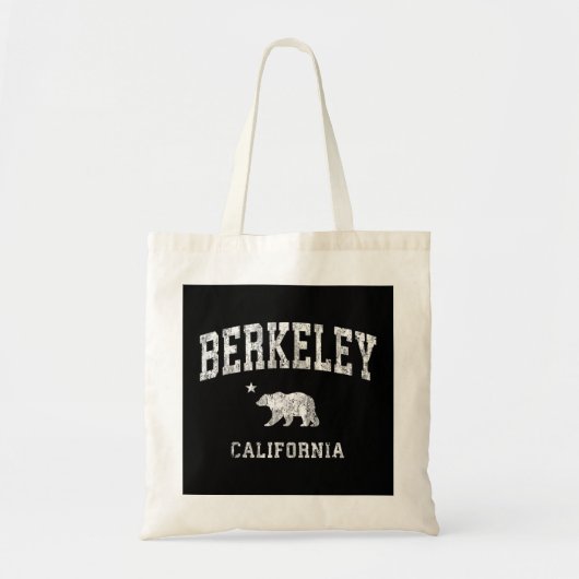 Berkeley California  Distress Sports D Tote Bag (Voorkant)