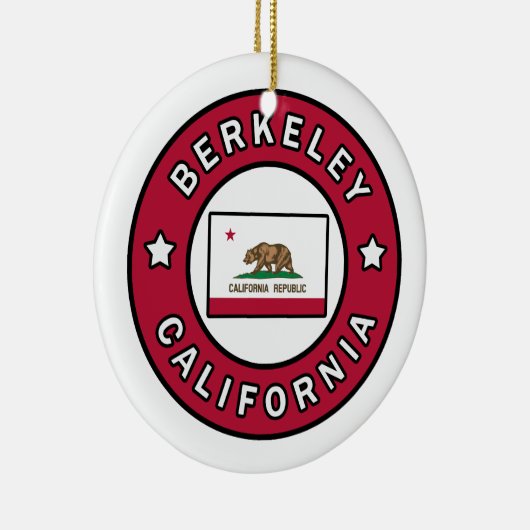 Berkeley California Keramisch Ornament (Rechts)