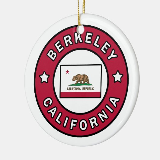 Berkeley California Keramisch Ornament (Links)