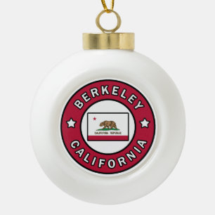 Berkeley California Keramische Bal Ornament