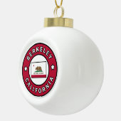 Berkeley California Keramische Bal Ornament (Rechts)