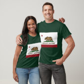 Berkeley California Republiek Vlag T-shirt (Unisex)