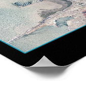 Berkeley, California Satelliet poster (Hoek)