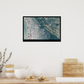 Berkeley, California Satelliet poster (Keuken)