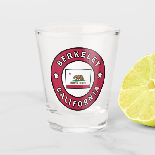 Berkeley California Shot Glas (Voorkant)