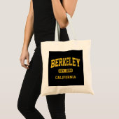 Berkeley California  Staat Athletic Styl Tote Bag (Voorkant (product))