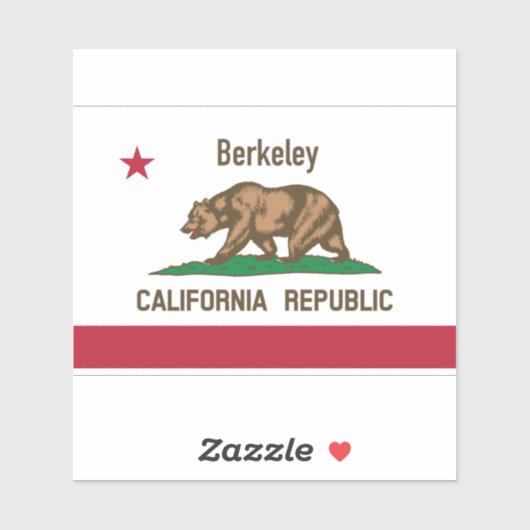 Berkeley California Sticker (Vel)
