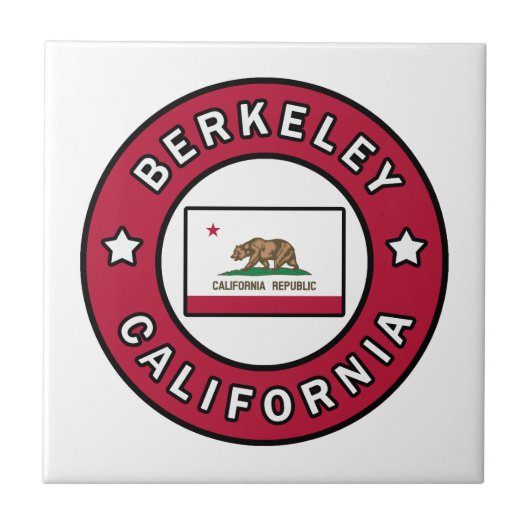 Berkeley California Tegeltje (Voorkant)