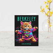 Berkeley California USA Leuke Schattigee kleurrijk Kaart (Gele Bloem)