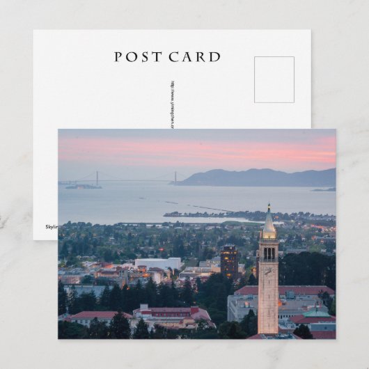 Berkeley, Californië Briefkaart (Voorkant / Achterkant)