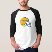 Berkeley Californië CA Football Helm Logo T-shirt (Voorkant)