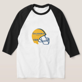 Berkeley Californië CA Football Helm Logo T-shirt