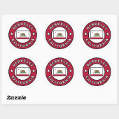 Berkeley Californië Ronde Sticker (Vel)