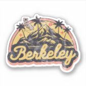 Berkeley, Californië Sticker (Voorkant)